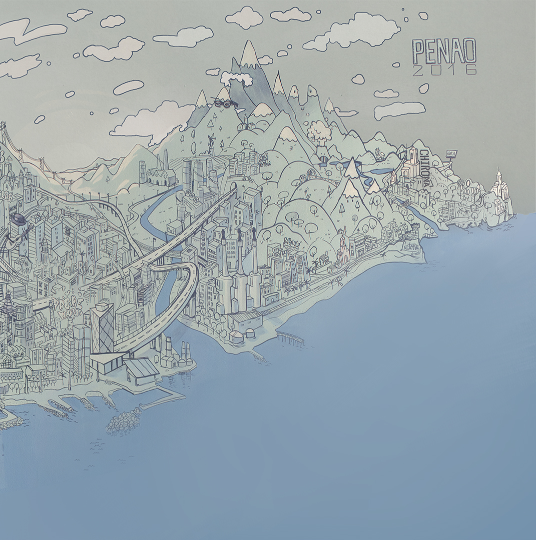 Penao Barna Mapa de Barcelona map 2015 3