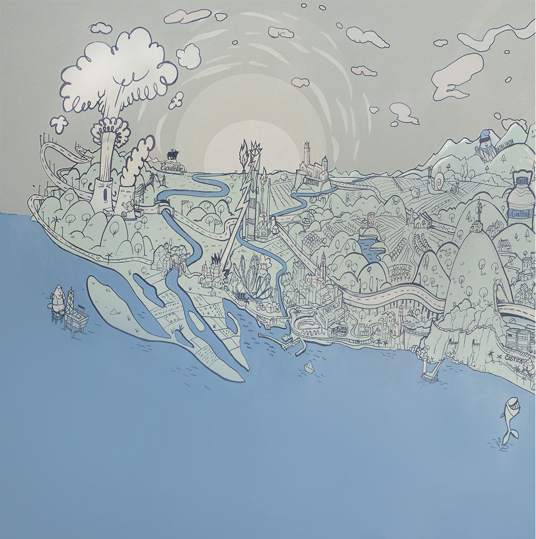 Penao Barna Mapa de Barcelona map 2015